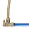 Apollo 1/2 in. Chrome-Plated Brass Push-To-Connect x 1/2 in. MIP Brass Quarter-Turn Angle Stop Valve FSBVA1212M - alternate 8